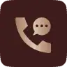 Customer service phone icon for Okcasino online gambling platform.